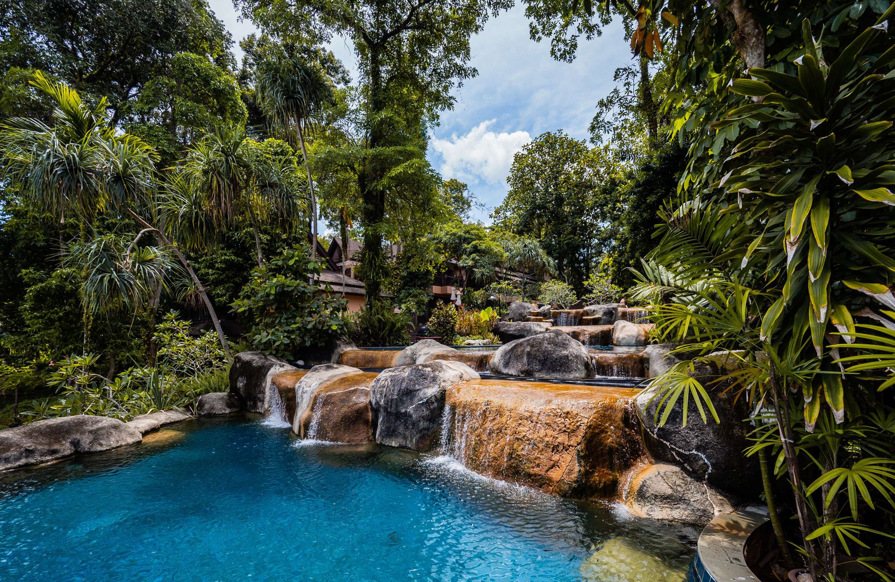 Sustainability and waterfalls at Khaolak Merlin, Thailand, a SALT Representation Hotel